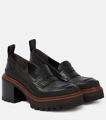 See By ChloÃ© Mahalia leather platform loafers - See By Chloe - Modalova