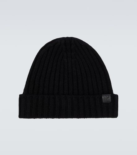 Ribbed-knit cashmere beanie - Tom Ford - Modalova