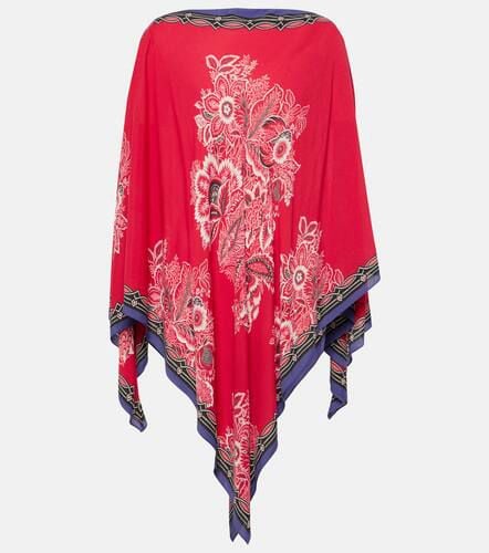 Etro Printed satin cape - Etro - Modalova