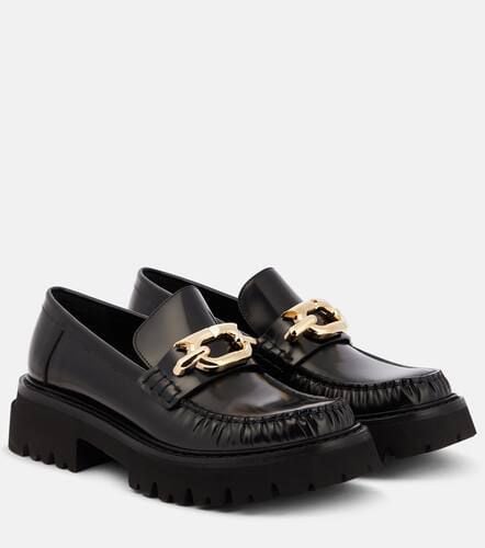 Embellished leather loafers - Ferragamo - Modalova