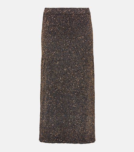 Falda larga Milos de punto metalizado - Altuzarra - Modalova