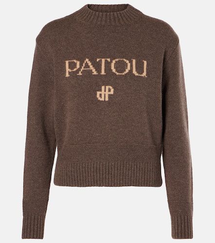 Intarsia wool and cashmere sweater - Patou - Modalova