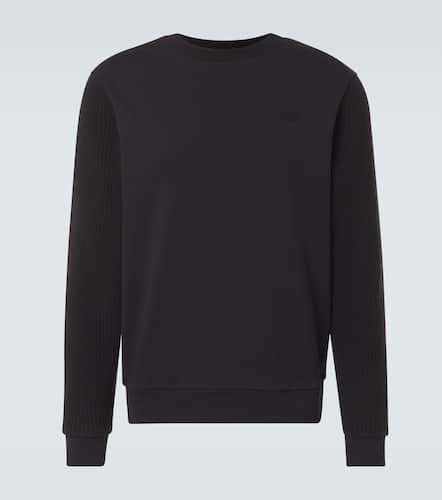 Moncler Wool-trimmed cotton sweater - Moncler - Modalova