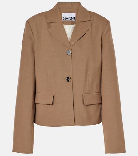 Ganni Blazer aus Twill - Ganni - Modalova