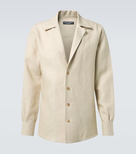 Dolce&Gabbana Linen overshirt - Dolce&Gabbana - Modalova