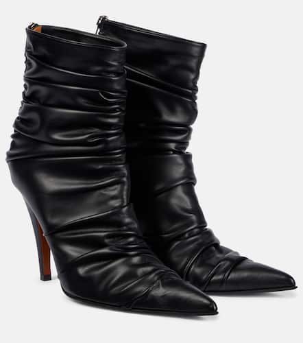 Ruched ankle boots - Alexander McQueen - Modalova