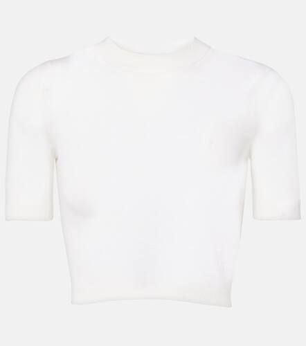 AlaÃ¯a Cropped cashmere top - Alaia - Modalova