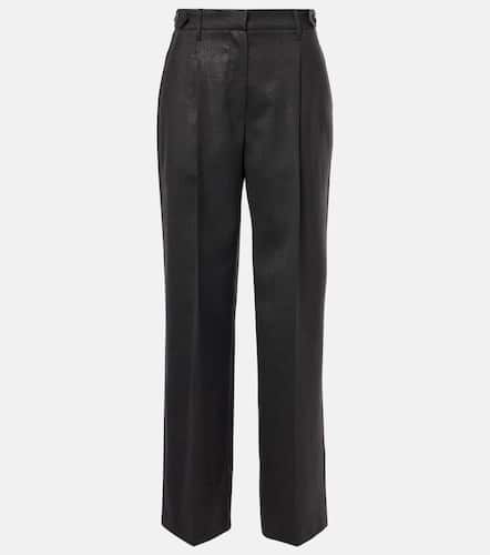 Wool-blend wide-leg pants - Brunello Cucinelli - Modalova