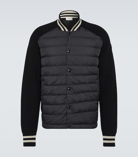 Moncler Cotton-trimmed down jacket - Moncler - Modalova