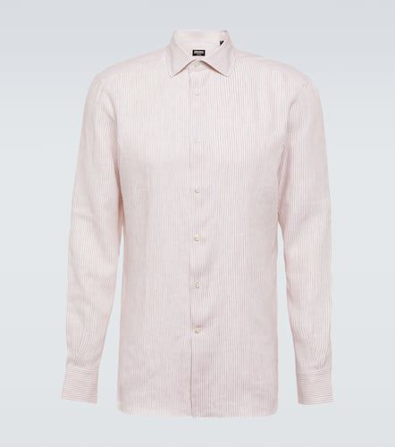 Zegna Striped linen shirt - Zegna - Modalova