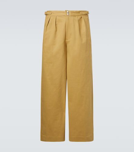 Pantalones anchos de sarga de algodón - Bode - Modalova