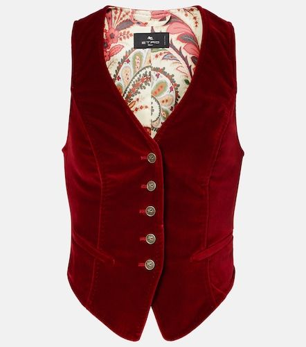 Chaleco de terciopelo de algodón - Etro - Modalova