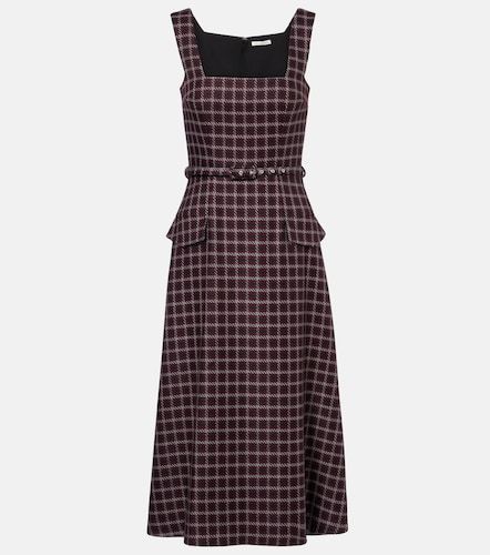 Petra houndstooth wool-blend midi dress - Emilia Wickstead - Modalova