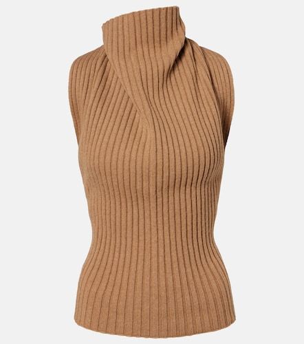 Top en mezcla de lana drapeado - Victoria Beckham - Modalova