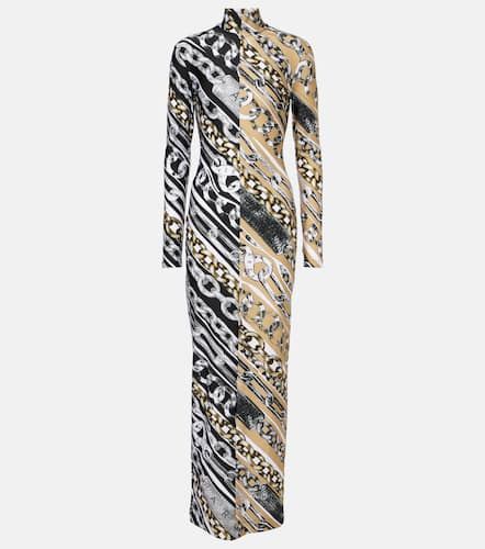 Colorblocked printed maxi dress - Area - Modalova