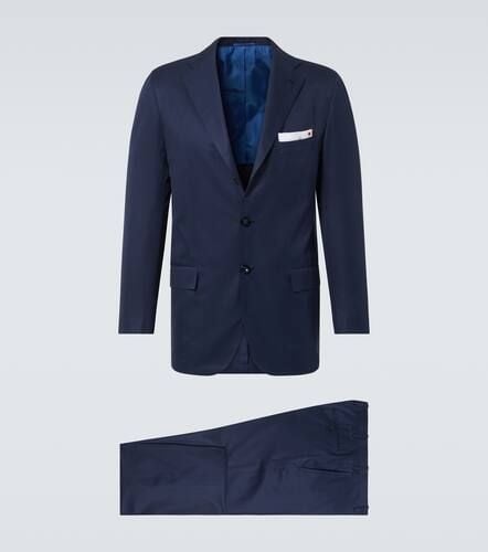 Kiton Single-breasted cotton suit - Kiton - Modalova