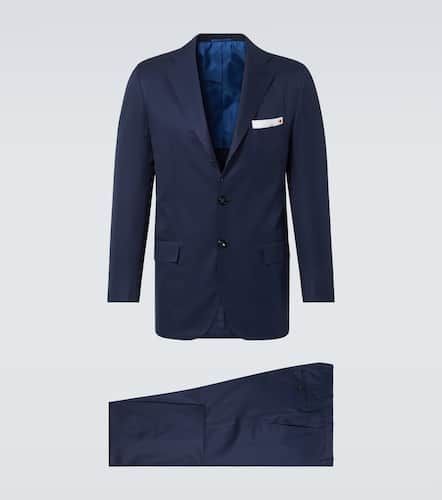 Traje de botonadura sencilla de algodón - Kiton - Modalova