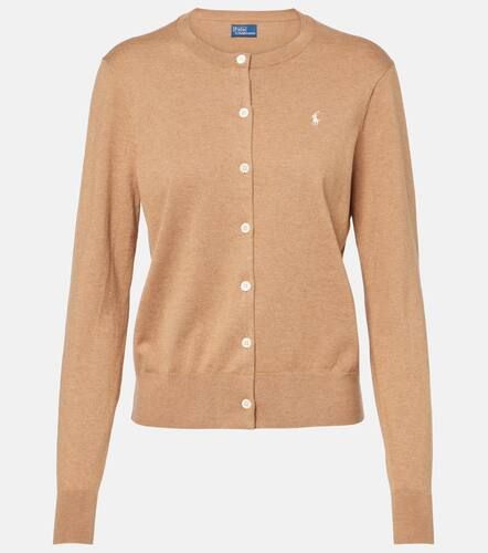 Embroidered cotton-blend cardigan - Polo Ralph Lauren - Modalova