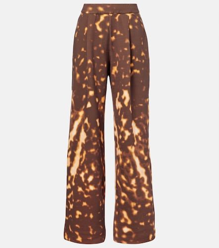 Pantalones anchos de algodón estampados - Dries Van Noten - Modalova