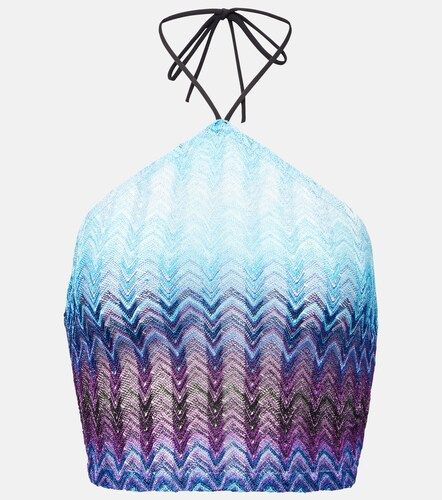 Missoni Crop top de lamé en zigzag - Missoni - Modalova