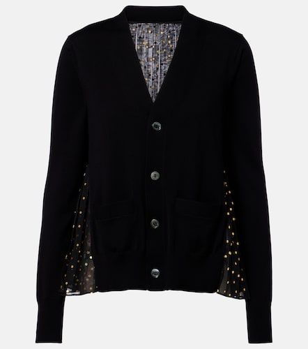 Cárdigan de algodón estampado - Sacai - Modalova
