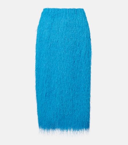 Falda midi con flecos - Dries Van Noten - Modalova