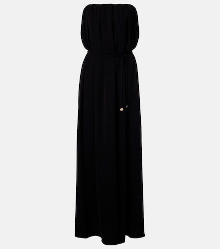 Elegante Sax crepe strapless gown - Max Mara - Modalova