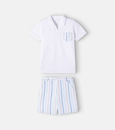 Set de polo y shorts de algodón - Patachou - Modalova