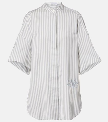 Camicia in seta e lana a righe - Stella McCartney - Modalova