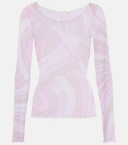 Pucci Iride tulle top - Pucci - Modalova