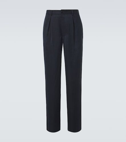 Pantalones anchos de satén - Giorgio Armani - Modalova
