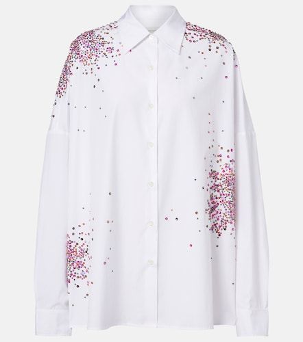 Camicia in cotone con paillettes - Dries Van Noten - Modalova