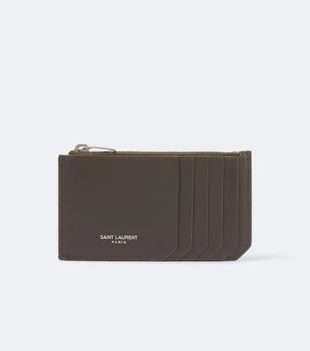 Paris Fragments leather card holder - Saint Laurent - Modalova