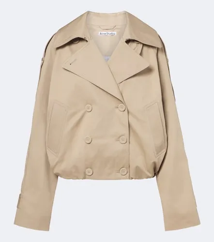Cropped cotton twill trench coat - Acne Studios - Modalova