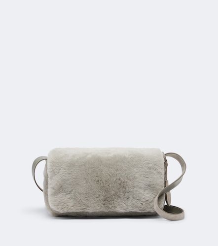Borsa a tracolla Medium in shearling - Brunello Cucinelli - Modalova