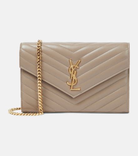 Cassandre matelasse leather wallet on chain - Saint Laurent - Modalova