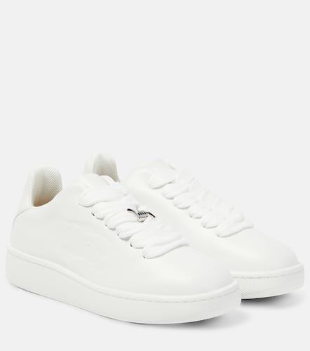 Burberry Box leather sneakers - Burberry - Modalova