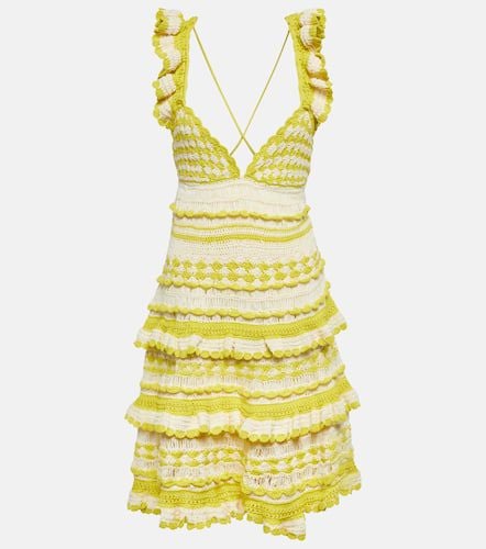 Halcyon crochet cotton minidress - Zimmermann - Modalova