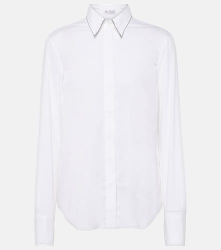 Camicia in cotone - Brunello Cucinelli - Modalova