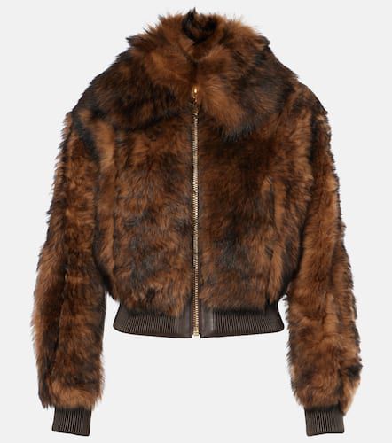 Illustration shearling bomber jacket - Zimmermann - Modalova