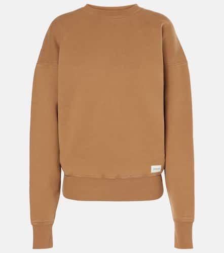 Oversized cotton fleece sweatshirt - Saint Laurent - Modalova