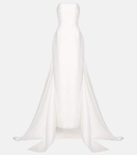 Bridal Imani strapless satin twill gown - Solace London - Modalova