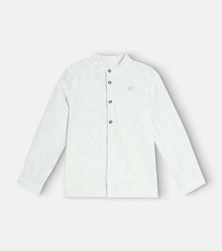 Camisa de algodón y lino a rayas - Tartine et Chocolat - Modalova