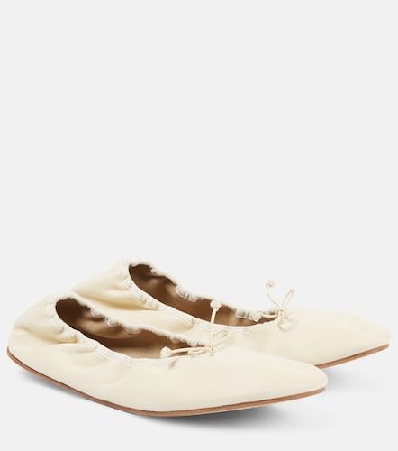 The Row Round leather ballet flats - The Row - Modalova