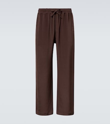 Pantalones anchos de seda - Saman Amel - Modalova