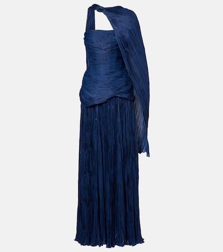 Pleated caped corset gown - Marmar Halim - Modalova