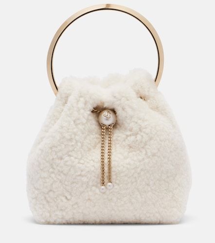 Secchiello Bon Bon in shearling - Jimmy Choo - Modalova