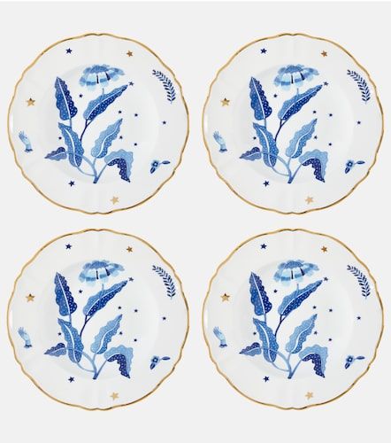 Set de 4 platos hondos Marino de porcelana - Bitossi - Modalova