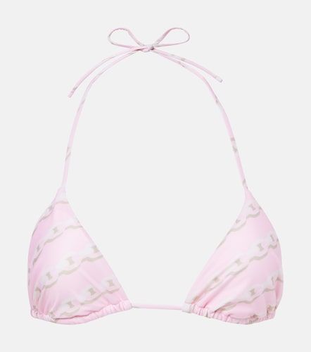 Versace Top de bikini estampado - Versace - Modalova