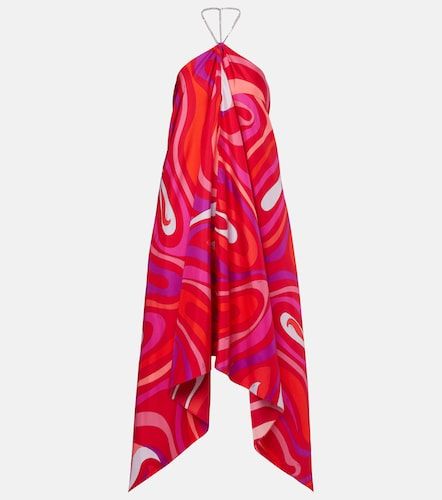 Pucci Abito midi Marmo in seta - Pucci - Modalova